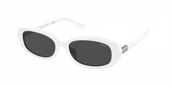 Polo PH4198U Sunglasses, 554487 SHINY WHITE DARK GREY (WHITE)