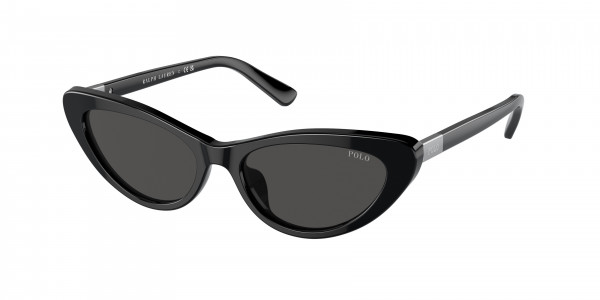 Polo PH4199U Sunglasses, 500187 SHINY BLACK DARK GREY (BLACK)