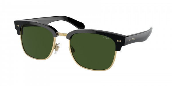 Polo PH4202 Sunglasses, 500171 SHINY BLACK DARK GREEN (BLACK)