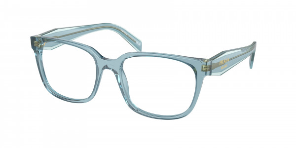 Prada PR 17ZV Eyeglasses, 16J1O1 CRYSTAL BLUE (BLUE)