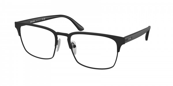 Prada PR 58ZV Eyeglasses, 1BO1O1 MATTE BLACK (BLACK)