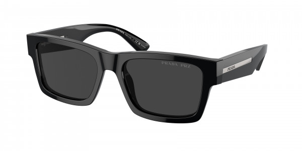 Prada PR 25ZS Sunglasses, 1AB08G BLACK POLAR BLACK (BLACK)
