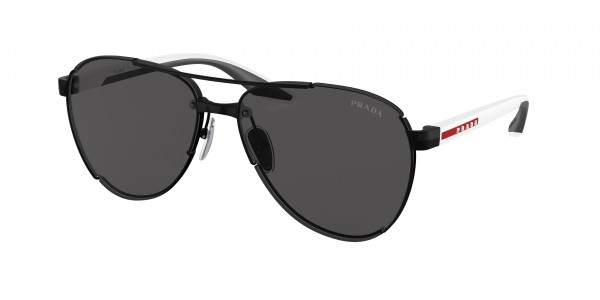Prada Linea Rossa PS 51YS Sunglasses, 1BO06F MATTE BLACK DARK GREY (BLACK)