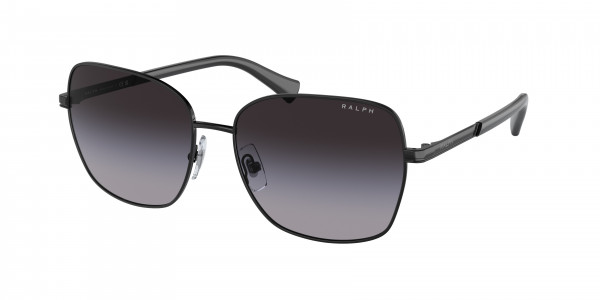Ralph RA4141 Sunglasses, 90038G SHINY BLACK GRADIENT GREY (BLACK)