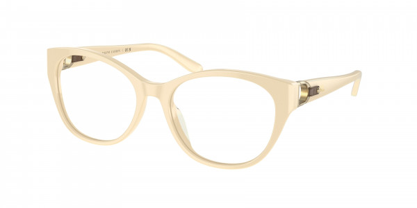 Ralph Lauren RL6235QU Eyeglasses, 6057 CREAM (BROWN)