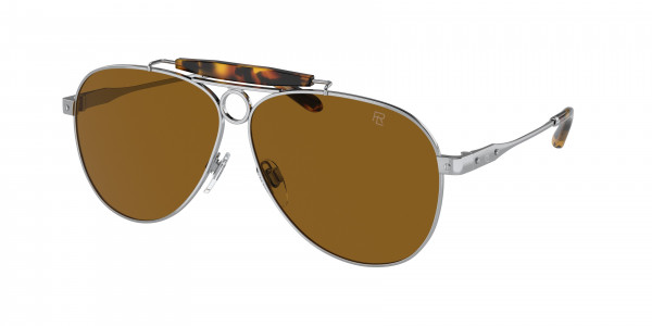 Ralph Lauren RL7078 THE COUNRTYMAN Sunglasses, 900133 THE COUNRTYMAN SILVER BROWN (SILVER)