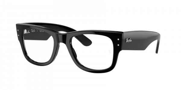 Ray-Ban Optical RX0840V MEGA WAYFARER Eyeglasses, 2000 MEGA WAYFARER BLACK (BLACK)