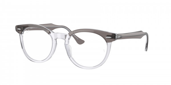 Ray-Ban Optical RX5598F EAGLEEYE Eyeglasses, 8111 EAGLEEYE GREY ON TRANSPARENT (GREY)