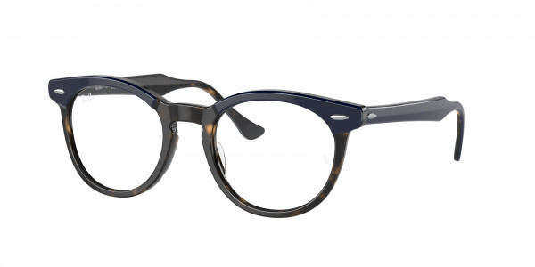 Ray-Ban Optical RX5598 EAGLEEYE Eyeglasses, 8378 EAGLEEYE BLU ON HAVANA (BLUE)