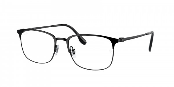 Ray-Ban Optical RX6494 Eyeglasses, 2904 MATTE BLACK ON BLACK (BLACK)