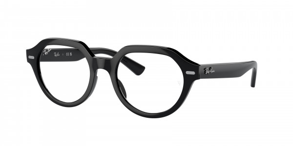 Ray-Ban Optical RX7214F GINA Eyeglasses, 2000 GINA BLACK (BLACK)