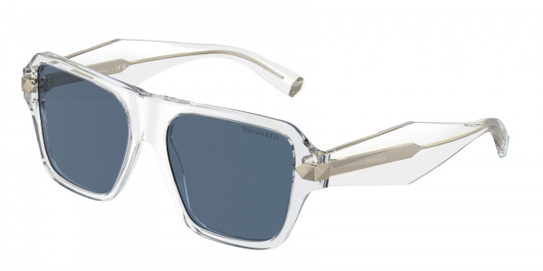 Tiffany & Co. TF4204 Sunglasses, 804780 CRYSTAL DARK BLUE (WHITE)
