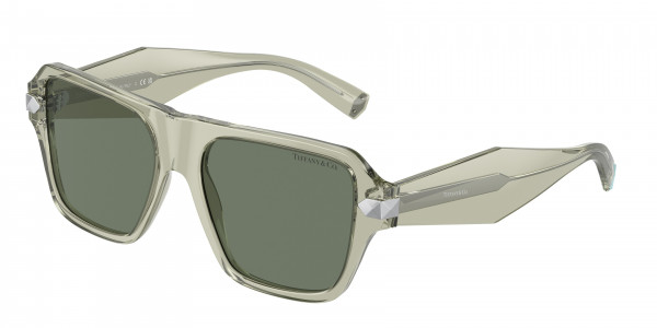 Tiffany & Co. TF4204 Sunglasses, 83783H CRYSTAL GREEN DARK GREEN (GREEN)
