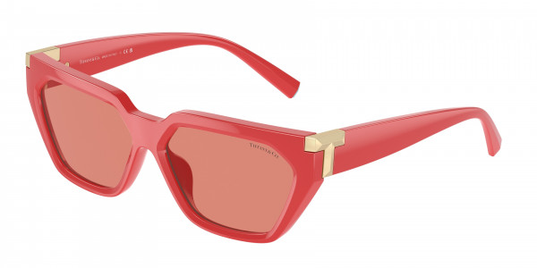 Tiffany & Co. TF4205U Sunglasses, 837084 CORAL PINK (RED)