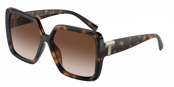 Tiffany & Co. TF4206U Sunglasses, 80153B HAVANA BROWN GRADIENT (TORTOISE)