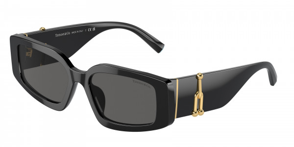 Tiffany & Co. TF4208U Sunglasses, 8001S4 BLACK DARK GREY (BLACK)