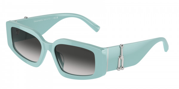 Tiffany & Co. TF4208U Sunglasses, 83883C TIFFANY BLUE GREY GRADIENT (BLUE)