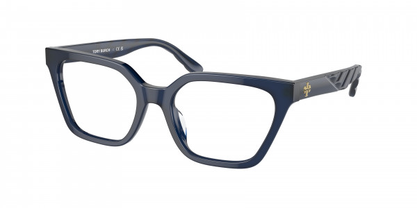 Tory Burch TY2133U Eyeglasses, 1656 TRANSPARENT NAVY (BLUE)