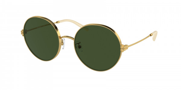 Tory Burch TY6096 Sunglasses, 335171 GOLD DARK GREEN (GOLD)