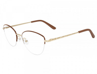 Port Royale BIANCA Eyeglasses, C-1 Chestnut/Gold