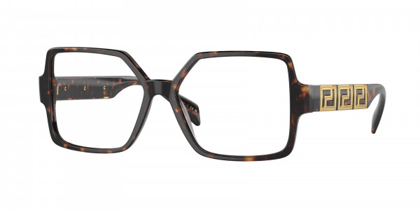 Versace VE3337 Eyeglasses, 108 HAVANA (TORTOISE)