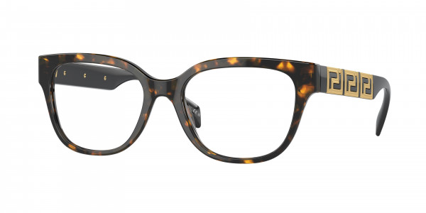 Versace VE3338 Eyeglasses, 5404 HAVANA (TORTOISE)