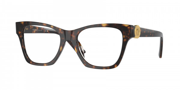 Versace VE3341U Eyeglasses, 108 HAVANA (TORTOISE)