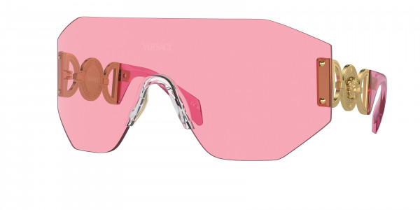 Versace VE2258 Sunglasses, 100284 PINK PINK (PINK)