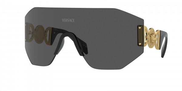 Versace VE2258 Sunglasses, 100287 DARK GREY DARK GREY (GREY)