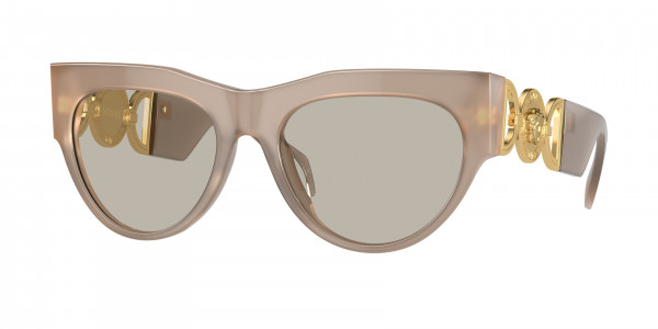 Versace VE4440U Sunglasses, 5407/3 OPAL BROWN LIGHT BROWN (BROWN)