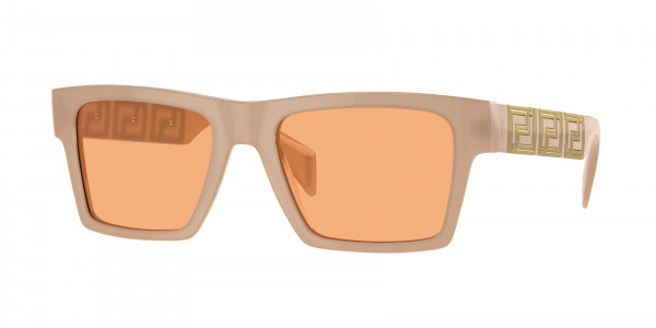 Versace VE4445 Sunglasses, 541174 OPAL BEIGE DARK ORANGE (BROWN)