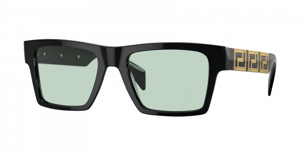 Versace VE4445 Sunglasses, GB1/M1 BLACK PHOTO GREEN (BLACK)