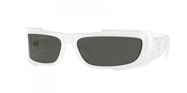 Versace VE4446 Sunglasses, 314/87 WHITE DARK GREY (WHITE)