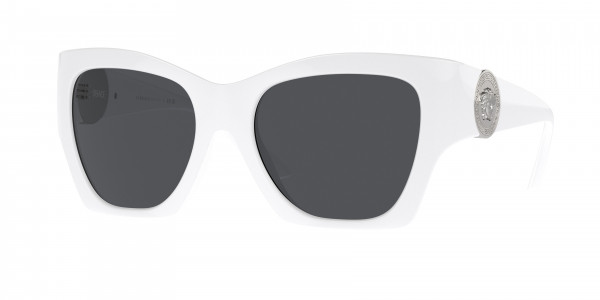 Versace VE4452 Sunglasses, 314/87 WHITE DARK GREY (WHITE)