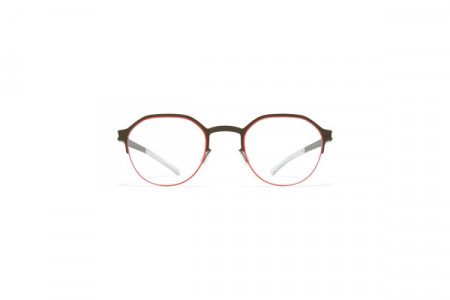Mykita DORIAN Eyeglasses, Camougreen/Tangerine