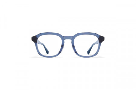 Mykita BADU Eyeglasses, C139 Deep Ocean/Shiny Silver