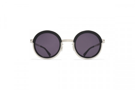 Mykita PHILLYS Sunglasses, A81 Shiny Silver/Black