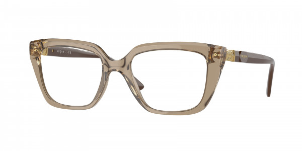 Vogue VO5477B Eyeglasses, 2940 TRANSPARENT BROWN (BROWN)