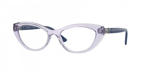 Vogue VO5478B Eyeglasses, 2745 TRANSPARENT VIOLET (VIOLET)