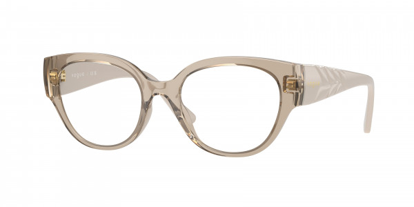 Vogue VO5482 Eyeglasses, 2990 TRANSPARENT LIGHT BROWN (BROWN)