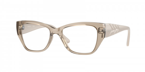 Vogue VO5483 Eyeglasses, 2990 TRANSPARENT LIGHT BROWN (BEIGE)