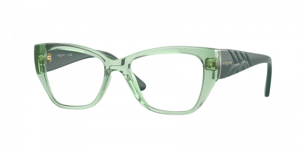 Vogue VO5483 Eyeglasses, 3043 TRANSPARENT GREEN (GREEN)
