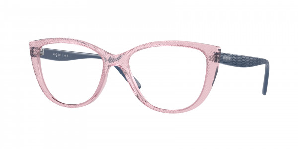 Vogue VO5485 Eyeglasses, 3044 TRANSPARENT LIGHT PINK (PINK)