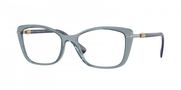 Vogue VO5487B Eyeglasses, 2966 TRANSPARENT AZURE (BLUE)