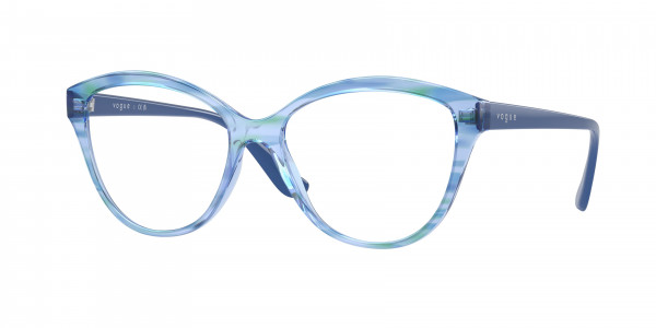 Vogue VO5489 Eyeglasses, 3060 TOP TEXTURE GREEN/BLUE (GREEN)