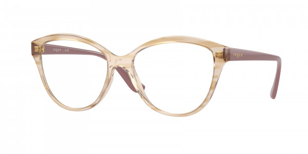 Vogue VO5489 Eyeglasses, 3061 TOP TEXTURE BROWN/HONEY (BROWN)