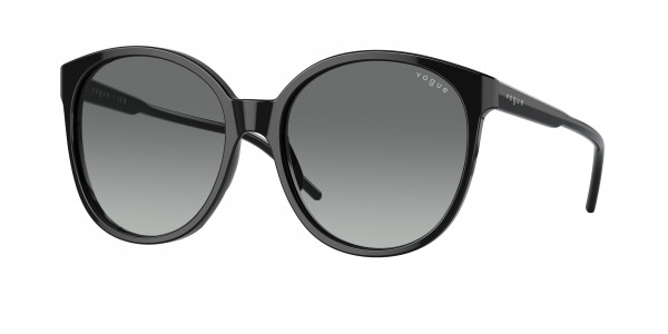 Vogue VO5509S Sunglasses, W44/11 BLACK GRADIENT GREY (BLACK)