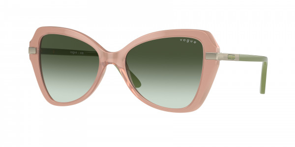 Vogue VO5479S Sunglasses, 30538E TRANSPARENT ROSE GREEN GRADIEN (PINK)
