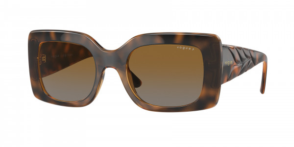 Vogue VO5481S Sunglasses, 2386T5 TOP HAVANA/BROWN POLAR GREY GR (BROWN)