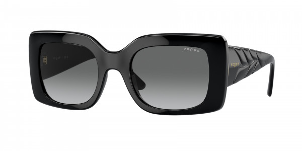 Vogue VO5481S Sunglasses, W44/11 BLACK GRADIENT GREY (BLACK)